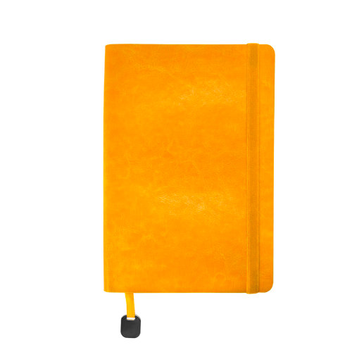Ежедневник недатированный Boomer, А5,  оранжевый, кремовый блок, без обреза (оранжевый)