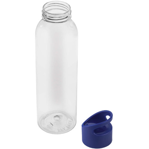 Бутылка для воды BINGO 630мл. Прозрачная с синим 6071.20.01