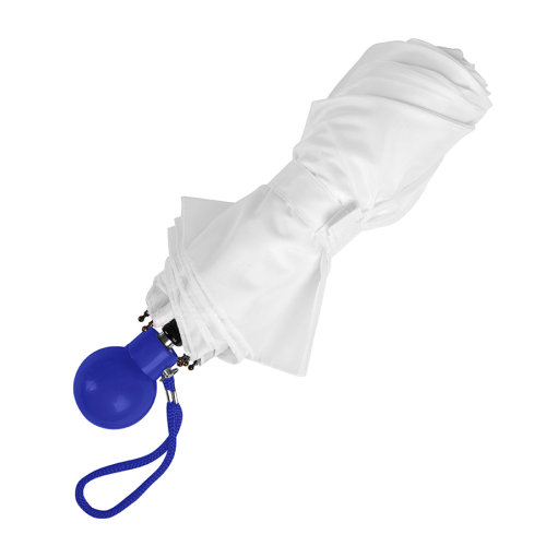Зонт складной FANTASIA, механический (белый, синий)