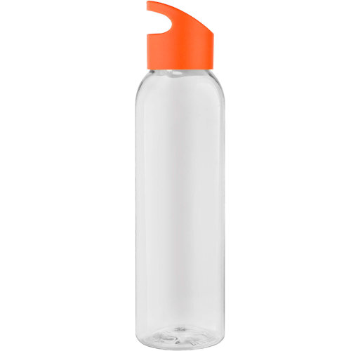 Бутылка для воды BINGO 630мл. Прозрачная с оранжевым 6071.20.05