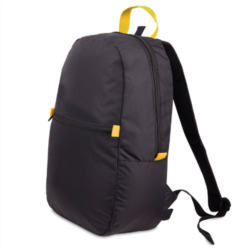 Рюкзак INTRO с ярким подкладом (желтый, черный)