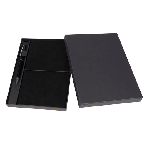 Ежедневник недатированный Save , A5, черный,  рециклированная кожа, кремовый блок, подарочная коробк (черный)