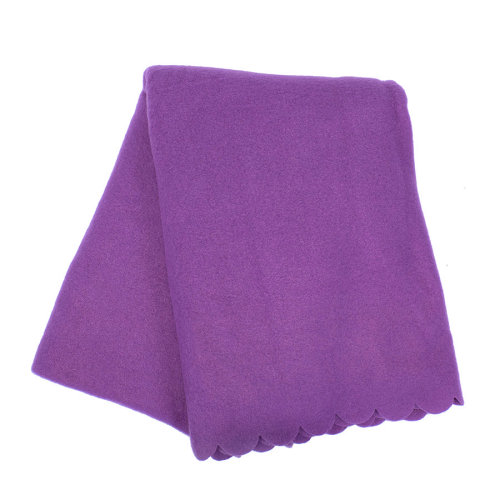 Плед PLAIN, 100х140 см,  флис 150 гр/м2,  100% полиэстер (фиолетовый)