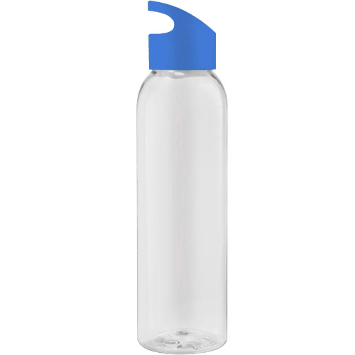 Бутылка для воды BINGO 630мл. Прозрачная с голубым 6071.20.12