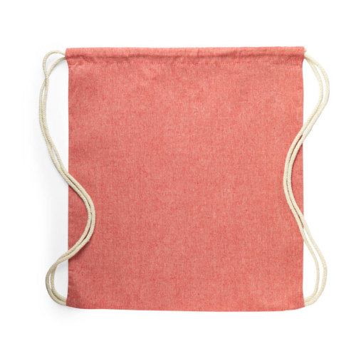 Рюкзак KONIM  из переработанного хлопка (красный)