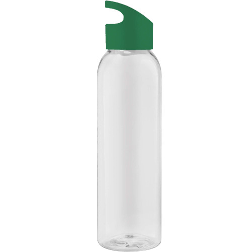Бутылка для воды BINGO 630мл. Прозрачная с зеленым 6071.20.02