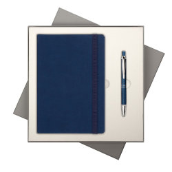 Подарочный набор Portobello/Trend, Star серый (Ежедневник недат А5, Ручка)