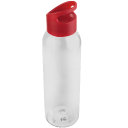Бутылка для воды BINGO 630мл. Прозрачная с красным 6071.20.03