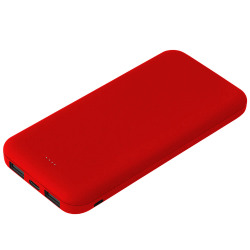 Внешний аккумулятор с подсветкой SIRIUS SOFT TYPE-C, 10000 мА·ч Красный 5041.03