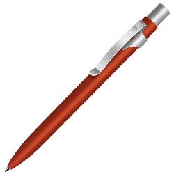 Ручка шариковая ALPHA (красный, серебристый)