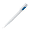 Ручка шариковая KIKI (белый, синий)