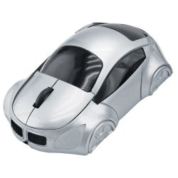 Мышь компьютерная оптическая "Автомобиль" (серебристый)