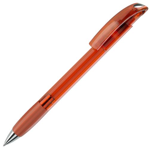 Ручка шариковая с грипом NOVE LX (оранжевый, серебристый)