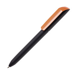 Ручка шариковая FLOW PURE, покрытие soft touch (неоновый оранжевый)