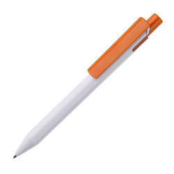 Ручка шариковая ZEN (оранжевый, белый)
