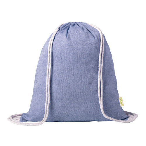 Рюкзак KONIM  из переработанного хлопка (синий)