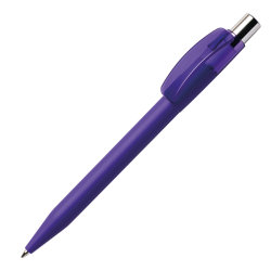 Ручка шариковая PIXEL, покрытие soft touch (темно-фиолетовый)