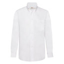 Рубашка мужская LONG SLEEVE OXFORD SHIRT 130 (белый)