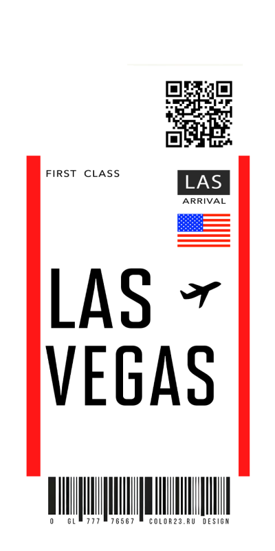 Чехол iphone билет первый класс, посадочный талон в Лас-Вегас.psd